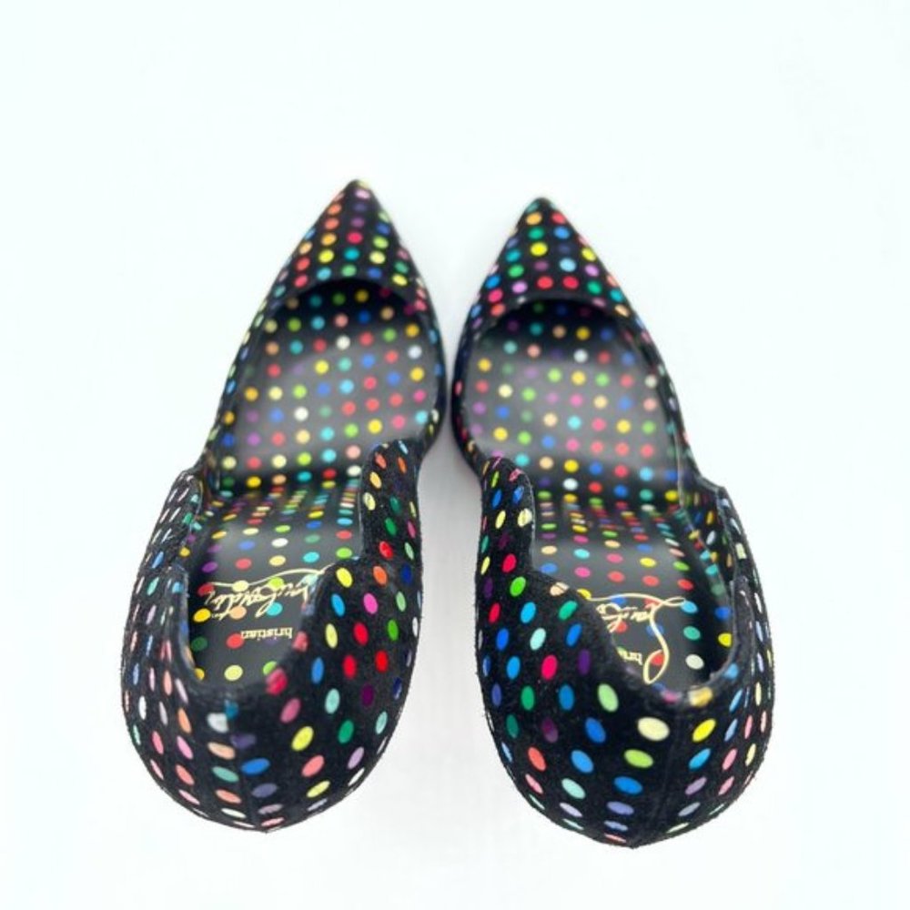 Christian Louboutin Polka Dot Hot Chick Leather Pumps - Picture 8 of 12